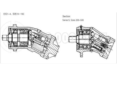 液压泵/马达 A2F355/500定量柱塞泵